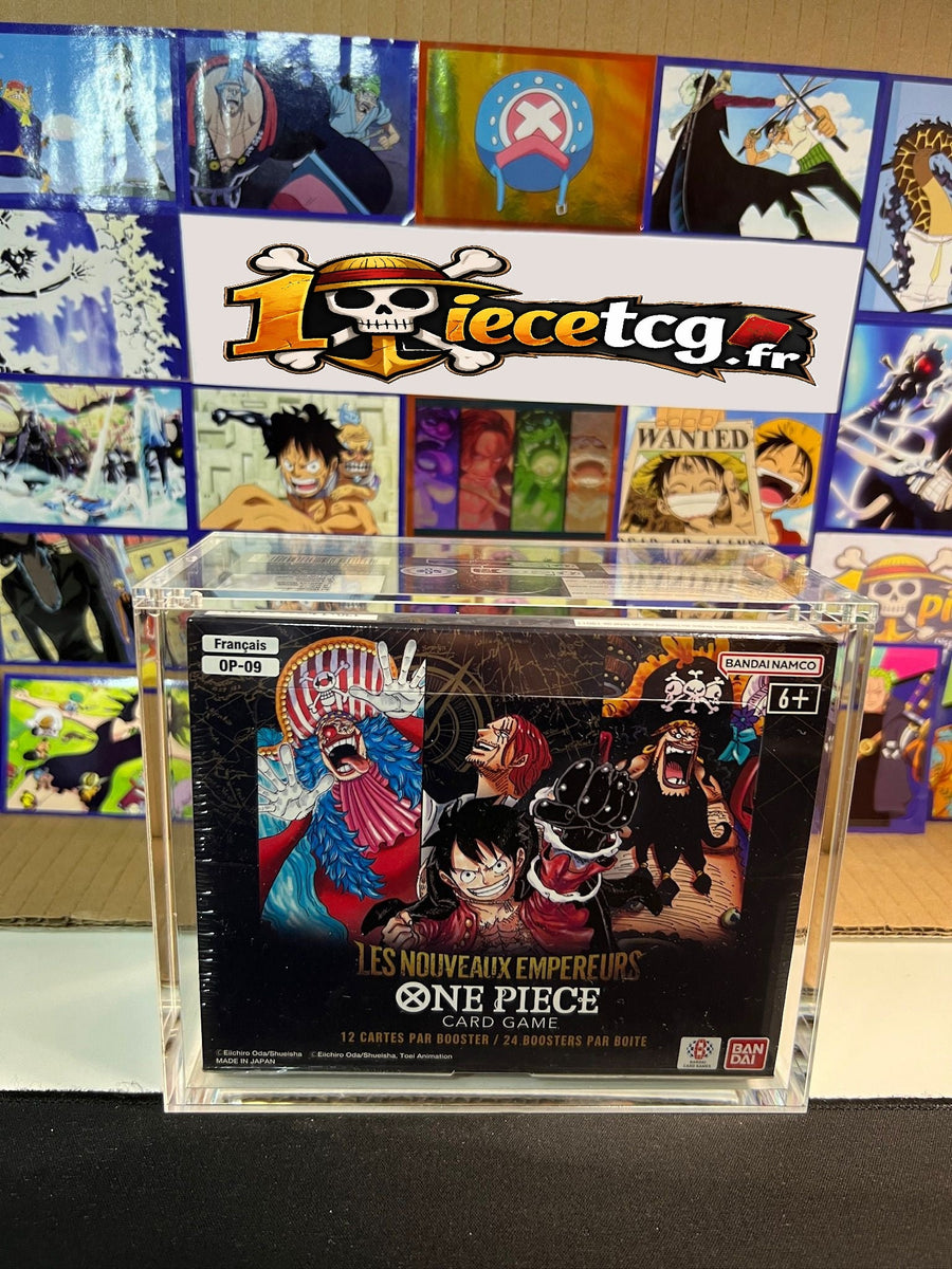 Protection Acrylique Display One Piece TCG FR (OP & PRB) : Protégez et Valorisez Votre Collection